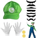 PacuM Costumes Personnages Dessin Animé Accessoires Vestimentaires Inclure Chapeau Gants ...