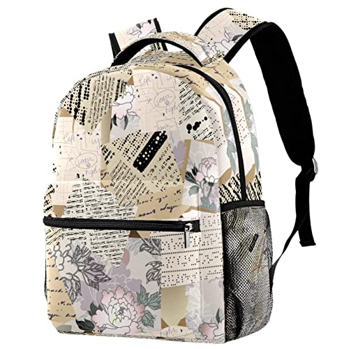 Sac à dos de voyage anti fatigue Tile Endless Print pour éviter le mal de dos