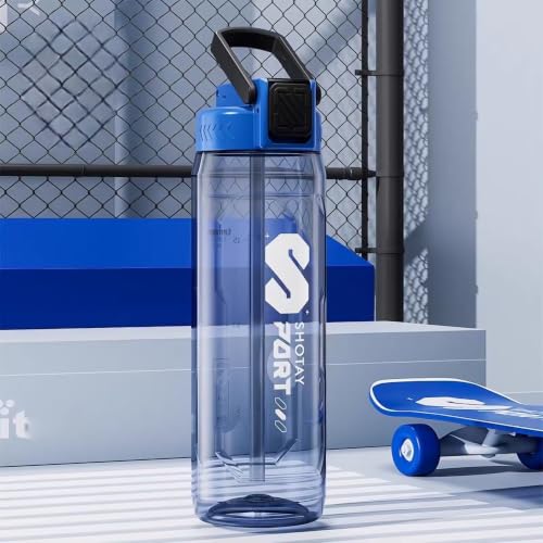 Image of THE VENTI SHOTAY Unbreakable Water Bottle (800ml-BlueBlack)