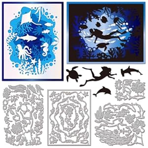 GLOBLELAND Stanzformen Unterwasserwelt 4 Stück