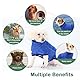 Pejoye Hundebademantel aus Mikrofaser, Pfotentuch – Saugfähiger Hunde Bademantel, Hunde Handtuch mit Hund Bademantel Mantel Haustier Bademantel mit Magischem Klebeband