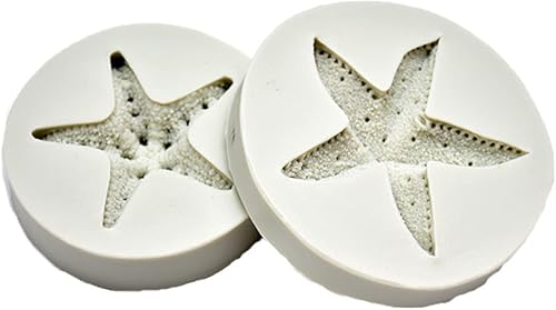 Fondant Mould 2 Pieces DIY Baking Tools Size Sea Creature Cake Decoration Chocolate Sugar Flipping Silicone Mold