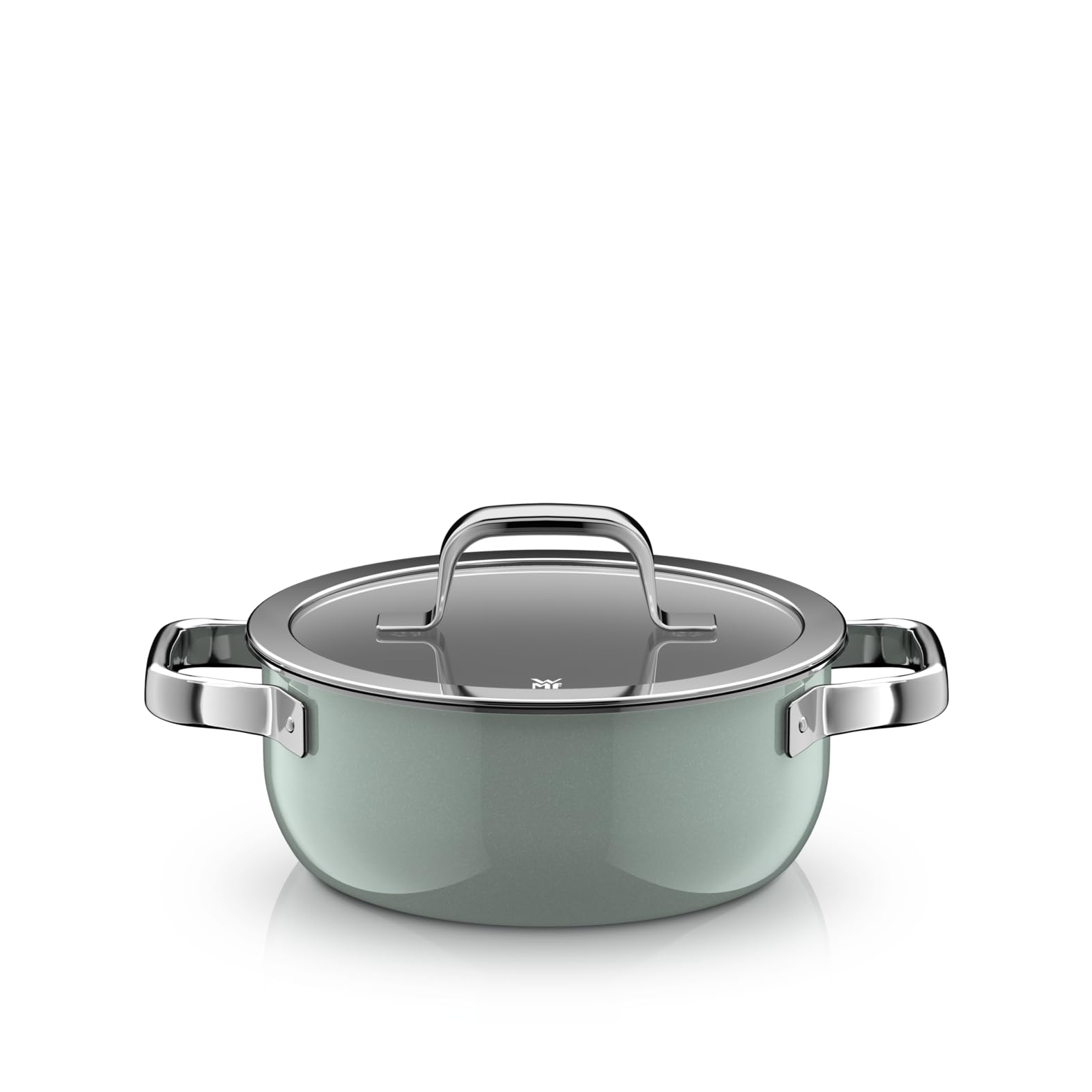 WMF Fusiontec Mineral Pro, garnek do smażenia z pokrywką, 20 cm, trwały, odporny na zarysowania materiał, garnek indukcyjny, nadaje się do wszystkich rodzajów kuchenek, wyprodukowano w Niemczech