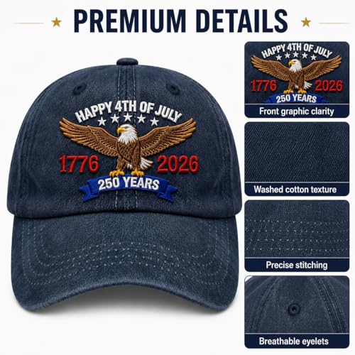 Image of 4th of July 250th Anniversary Dad Hats - Just Here for the Fireworks, Fireworks Director - Patriotic Baseball Cap