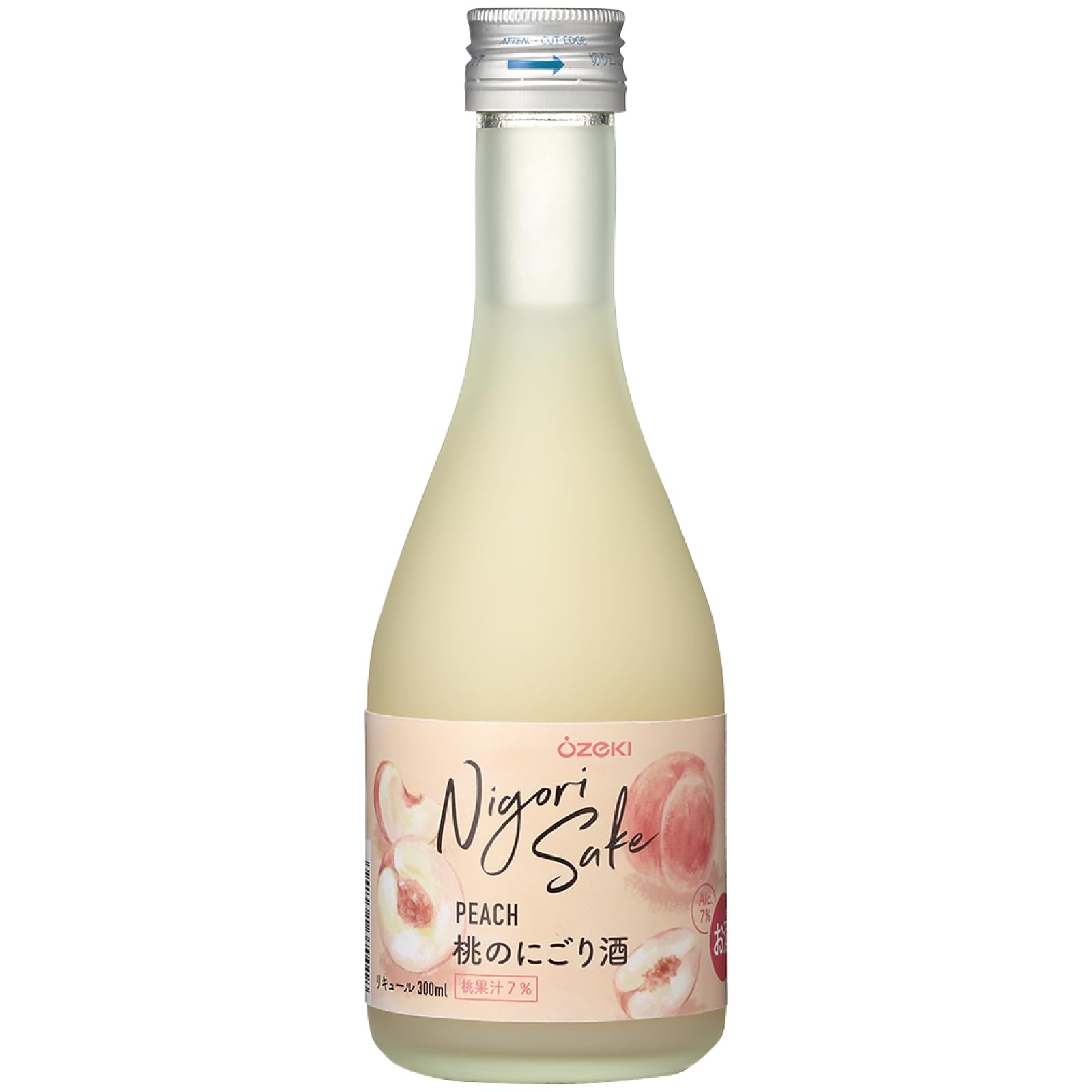 Amazon.co.jp: 大関 桃のにごり酒 瓶 [ リキュール 7度 300ml×12本