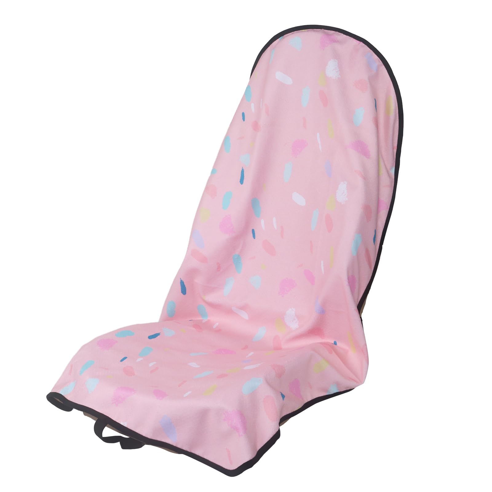 nbnhxnff Car Seat Cover (Pink Drops, 1pcs Front Seat)