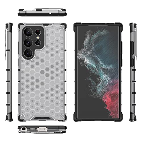 Image of Glasgow Back Case Cover Designed for [ Samsung Galaxy S23 Ultra 5G ] (Stylish Look | Shock Proof) - Transparent