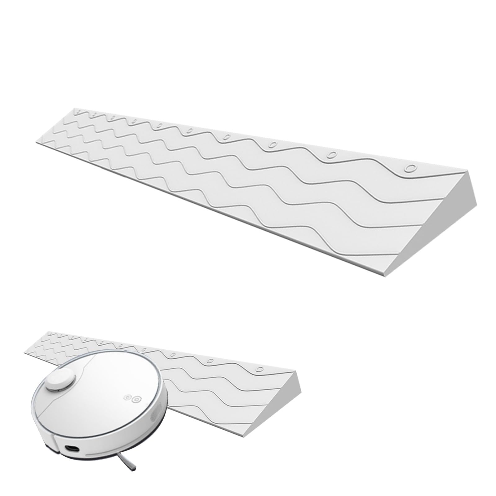 Trunxucl Grå Threshold Ramps For Doorways, Wheelchair Scooter Threshold Ramp, Non-Slip Textured Surface, For Indoor Or Outdoor, Bathroom, Doorways (Color : Size : 100X12x5cm)