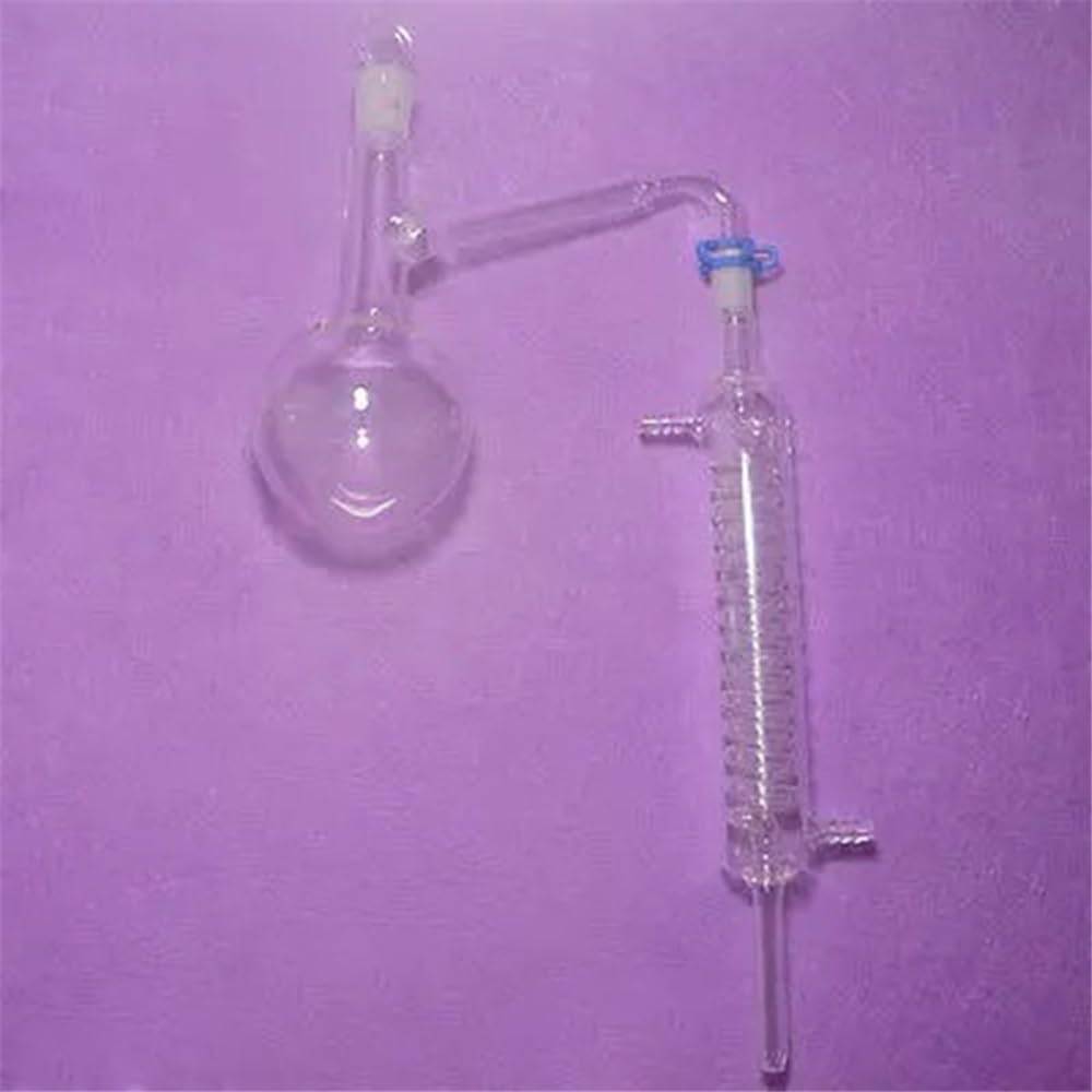 Equipos y suministros de laboratorio Aparato de destilación, kit cristalería laboratorio 250 ml