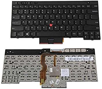 New Laptop US Black Keyboard Replacement for Lenovo IBM Thinkpad T530 X230 W530 T430 T430i T430s L530 04x1201 0c01885 Cs12-84us
