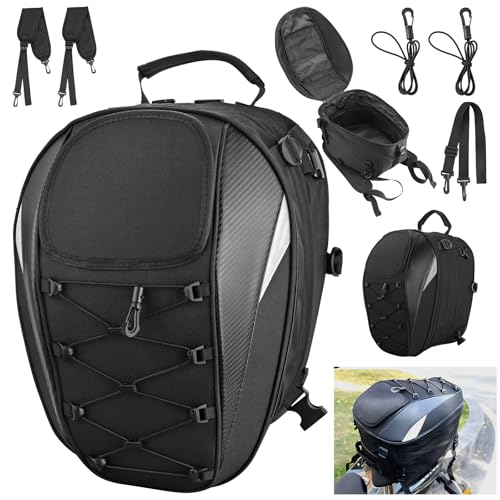 EYPINS Motorcycle Backpack with Helmet Carrier 24-36L