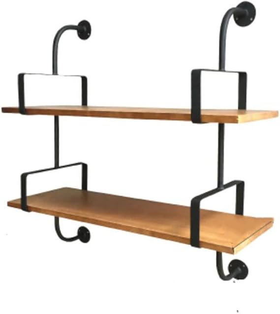 Gspsgj Retro Bookshelf Wall Mounted Display Bookshelf Wall