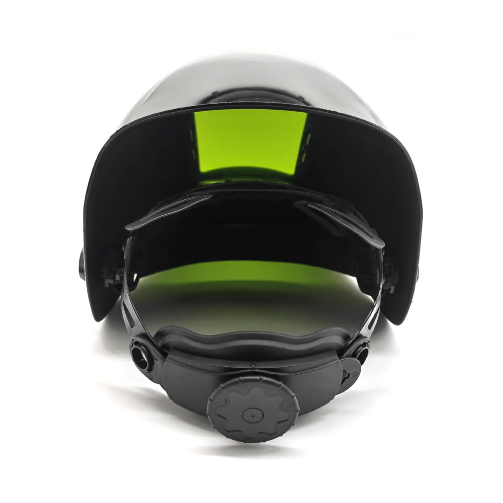 950-1100nm 1064nm OD8+ Transmitancia: 30% casco de soldadura láser, máscara protectora de seguridad para soldadura láser/corte láser/limpieza láser/marcado láser #1003