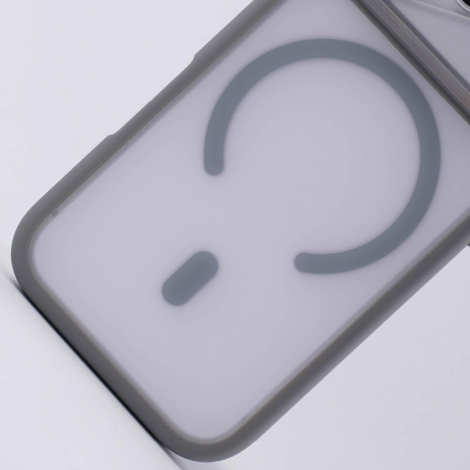 Generico Cover Satinata Per IPhone 17 Pro Max/17 Pro/17/Air – Sottile Leggera Traslucida, Ricarica Magnetica E Protezione Antiurto(Blue,17 Pro Max)