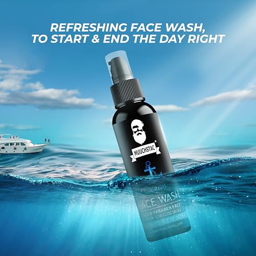 Muuchstac Ocean Face Wash for Men | Fight Acne & Pimples, Brighten Skin, Clears Dirt, Oil Control, Refreshing Feel - Multi-Action Formula (3x100 ml) (Image - 6)