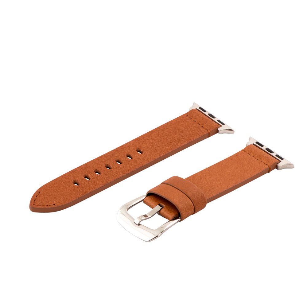 Clockwork Synergy- Dapper Leather Bands Compatible with Apple Watch 38mm,Women Men Strap for iWatch SE Series