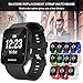 TopPerfekt Watch Band for Garmin Forerunner 35, Soft Silicone Replacement Strap Compatible with Forerunner 35 Smart Watch, Fit 5.11-9.05 Inch (130-230 mm) Wrist (Black)