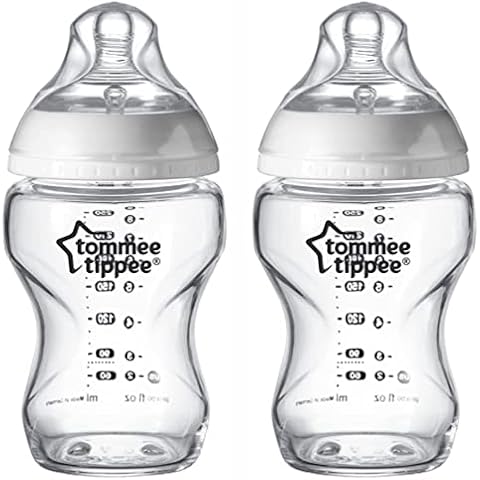 Tommee Tippee BPA-Free Anti-Colic Glass Baby Bottle Cover