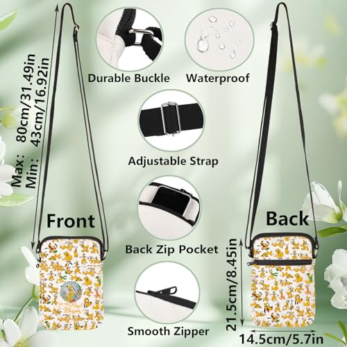 WZMPA Funny Dog Crossbody Bag Dog Lover Gifts Let The Magic Blossom Shoulder Bag Cartoon Movie Merch2