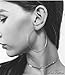 Calors Vitton 4 Pairs a Set Stainless Steel Large Hoop Earrings for Women 30-60mm Silver