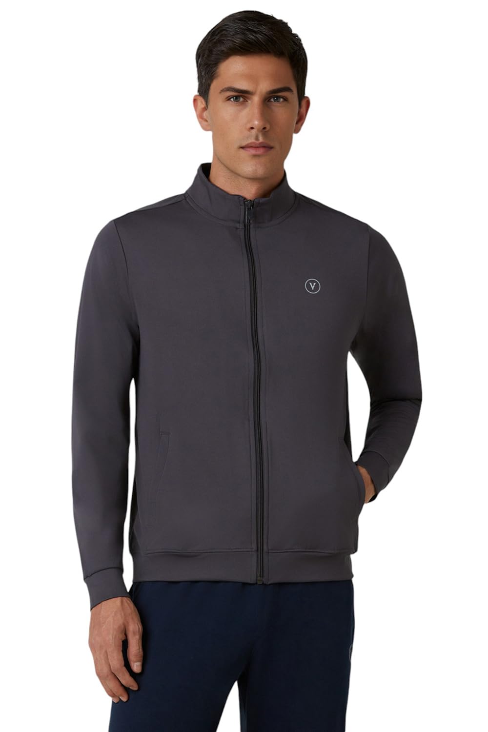 van heusen Men Grey Solid Casual Jacket-picture-36