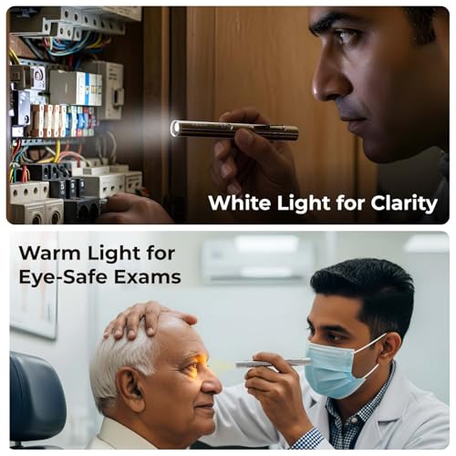 Image of Xech Rechargeable Pen Torch | Dual Light (White & Warm LEDs) | USB-C Fast Charging | Stainless Steel Pocket Flashlight for Home, Travel & Emergency Use | Bulk Corporate Gifts (TorchX)