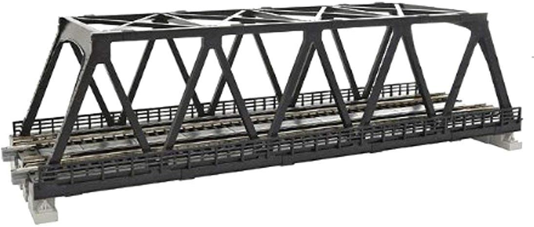 N Double Black Truss Bridge