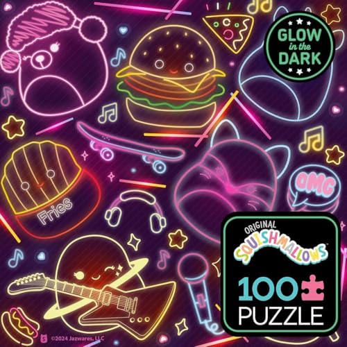 Ceaco - Puzle Neón Luminoso de 100 Piezas Glow in the Dark - Edades 6+ | Hecho en EE. UU., Arte enmarcable, Ideal para Regalo miniatura 2