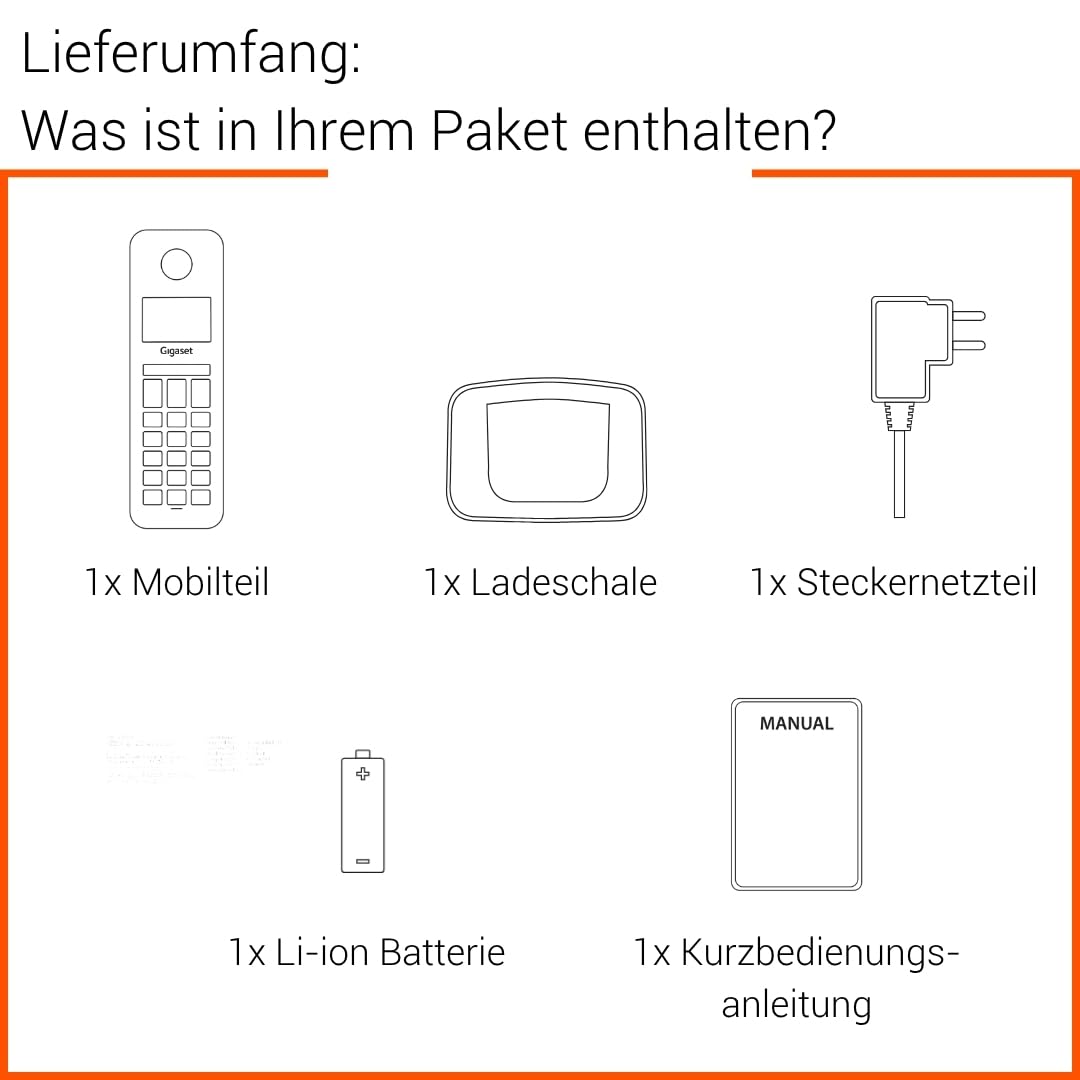 Gigaset Style 800HX – Telefon/Mobilteil/Handset mit Ladeschale für Router (Fritzbox,Speedport kompatibel)-HDVoice&CAT-iq 2.0–2,8" TFT-Farbdisplay–Elegantes Design–Schwarz[Deutsche Version][Ohne Basis]