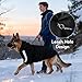 NAMSAN Hundepullover Warm Hundebekleidung Winterkleidung für Große Hunde Knopfdesign Hund Hoodie Hundepulli Schwarz—5XL