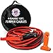 15 ft 4 Gauge Jumper Cables with Carry Bag- Premium Heavy Duty Jumper Cables & Roadside Assistance Auto Emergency Kit - Exclusive Roadside Assistance Booster Cables 400 AMP - Gifts for New Car