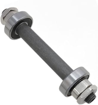 Bicycle Axle Hollow Hub Axle Bicycle Axle Bicycle Hub Shaft Rear Hub Axle Mountain Bike Quick Release Bicycle Hub 108mm/4.25inch Black 1pcs