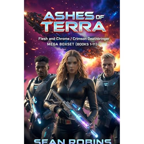 Ashes of Terra: The Flesh and Chrome/Crimson Deathbringer Series Mega Boxset (Books 1-11)