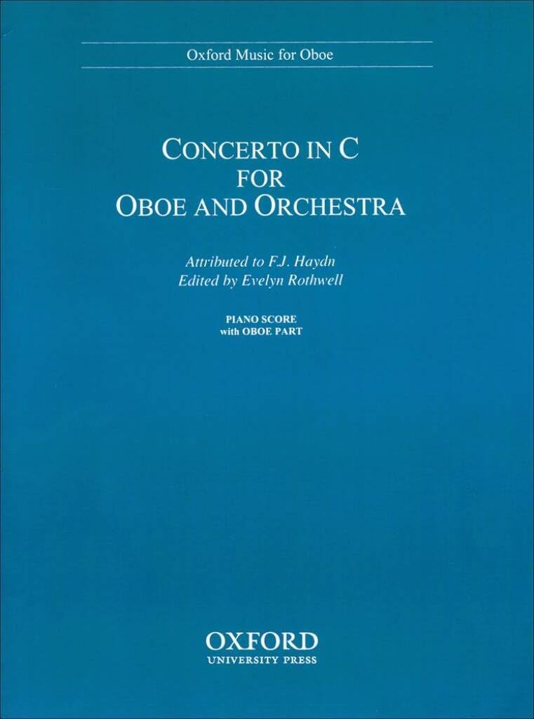 Concerto in C for oboe and orchestra: Reduction for oboe and piano