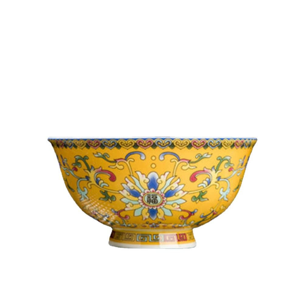 XIALON 15.6cm 6.14in Enamel Color Small Bowl Bone China high Household Chinese Imperial Bowl Jingdezhen Ceramics