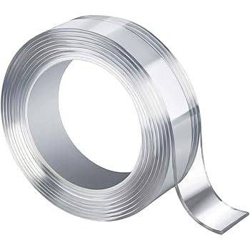 ケンコバハンズ 両面テープ 超強力 はがせる 透明 多用途 幅10mm×30M×厚み1mm 強力 粘着 (幅１０ｍｍ×３０M)
