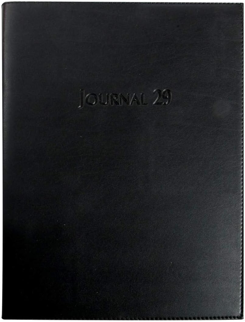Exacompta - 29422E - Agenda giornaliera con 2 pagine al giorno 29/2 Barbara - per planning 10 utenti - Dimensione 21 x 29,7 cm - gennaio - dicembre 2026 - Colori Nero