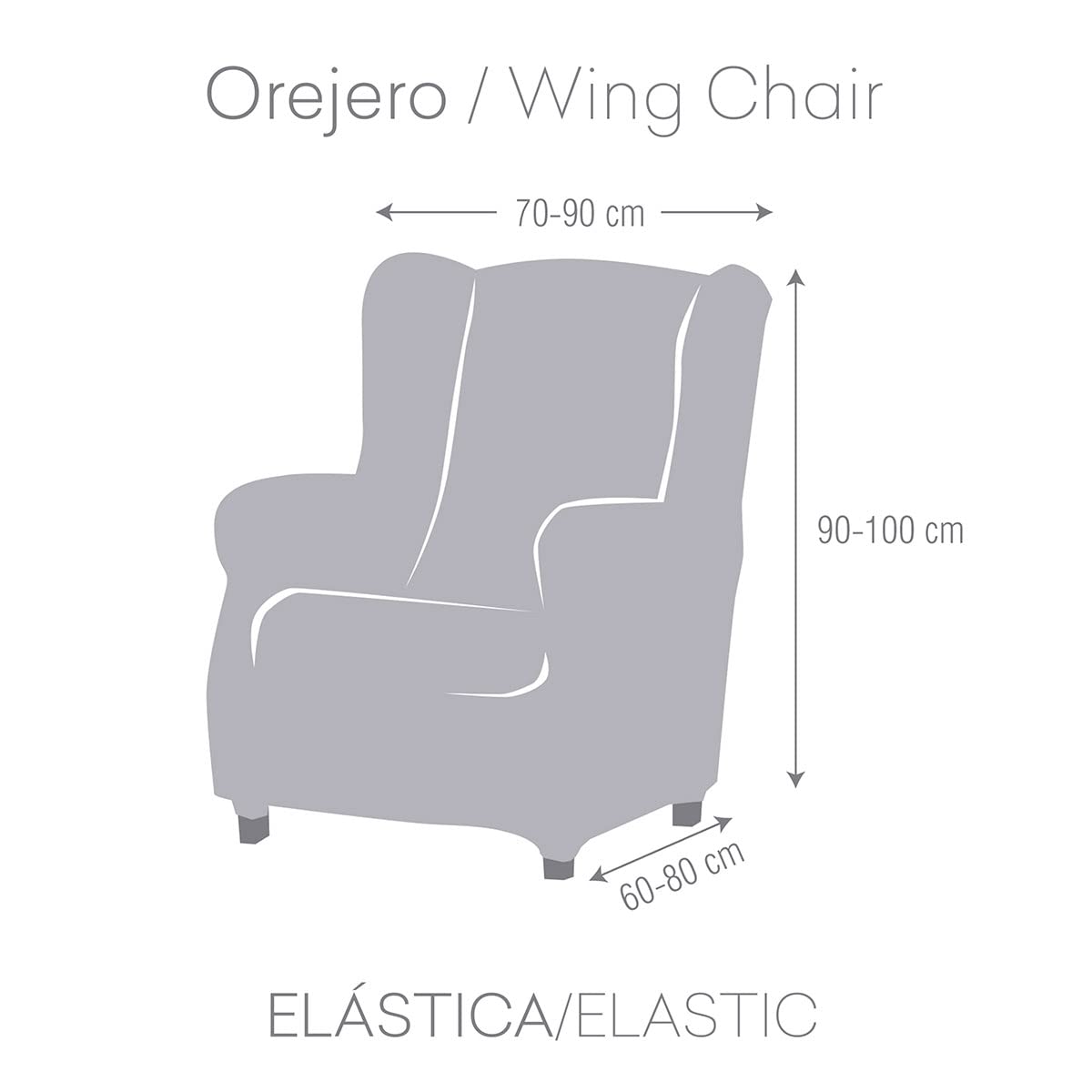 Copripoltrona Bronx elastica blu 80 - 110 cm | Leroy Merlin