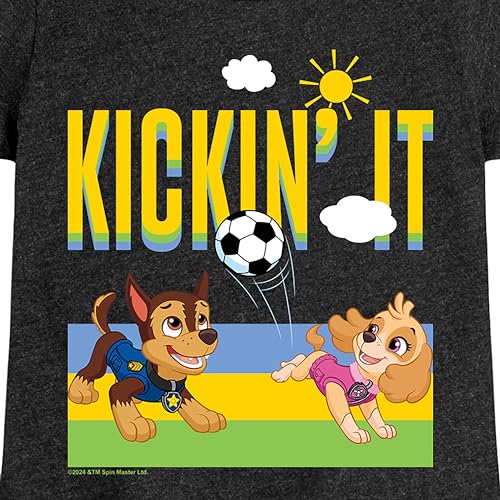 HYBRID APPAREL - Paw Patrol - Kickin It - Toddler & Youth Girls Short Sleeve Graphic T-Shirt3