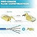 Mediabridge™ Cat7 Connector (Gold Shielded) - RJ45 Plug for Cat7 Ethernet Cable - 8P8C 50UM - 30 Pack (Part# 51P-C7-30PK)
