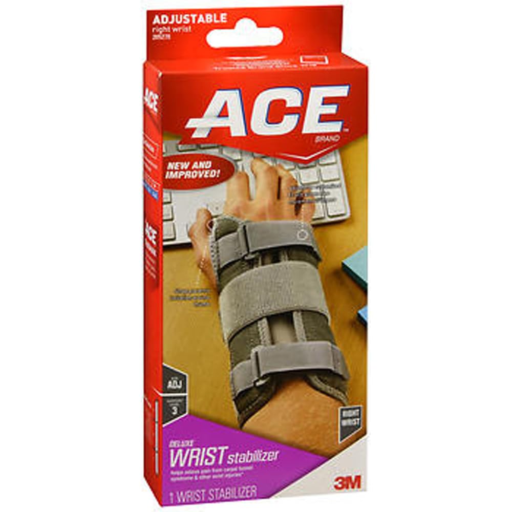 Amazon.com: Ace Deluxe Right Wrist Stabilizer - 1 each, Pack of 3