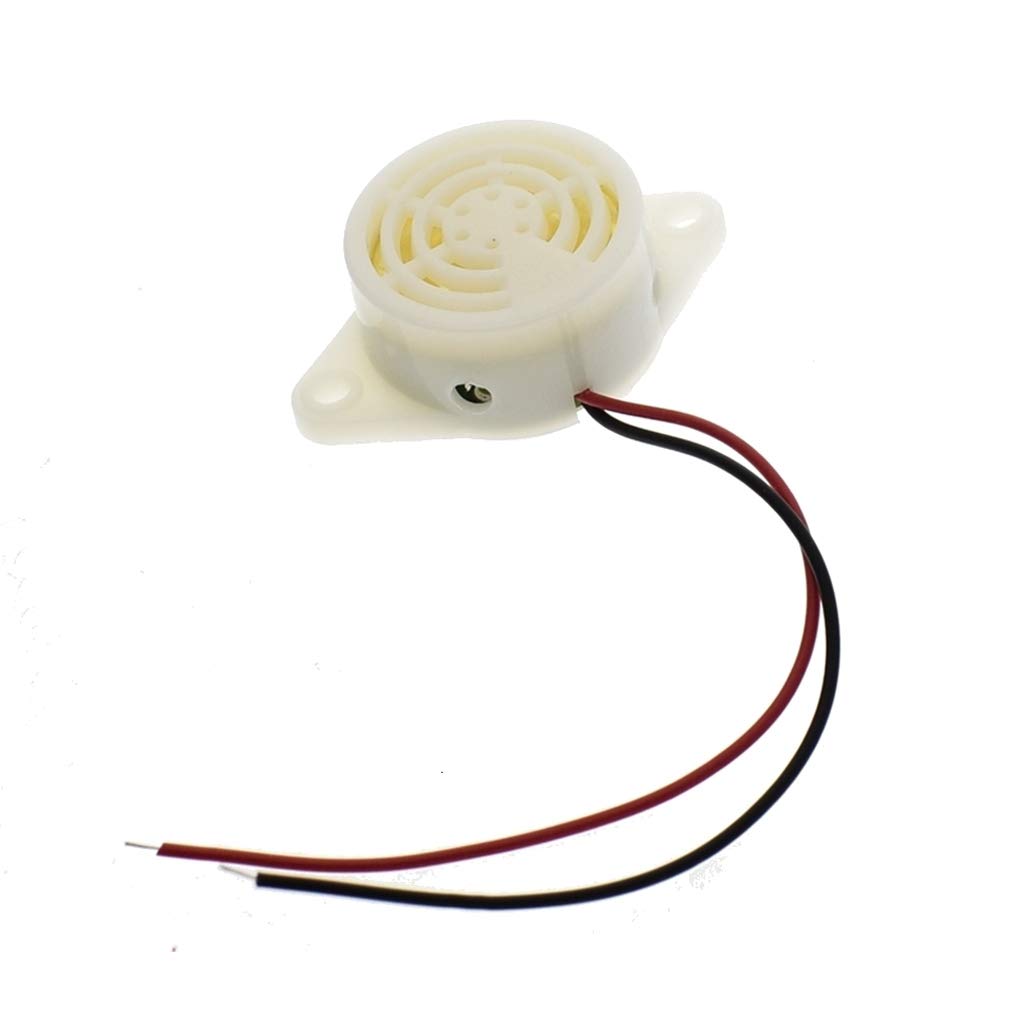 Hailege 5pcs 95DB Alarm Buzzer SFM-27 High-decibel 3-24V 12V Electronic Buzzer Beep Alarm Intermittent Continuous Beep for Arduino