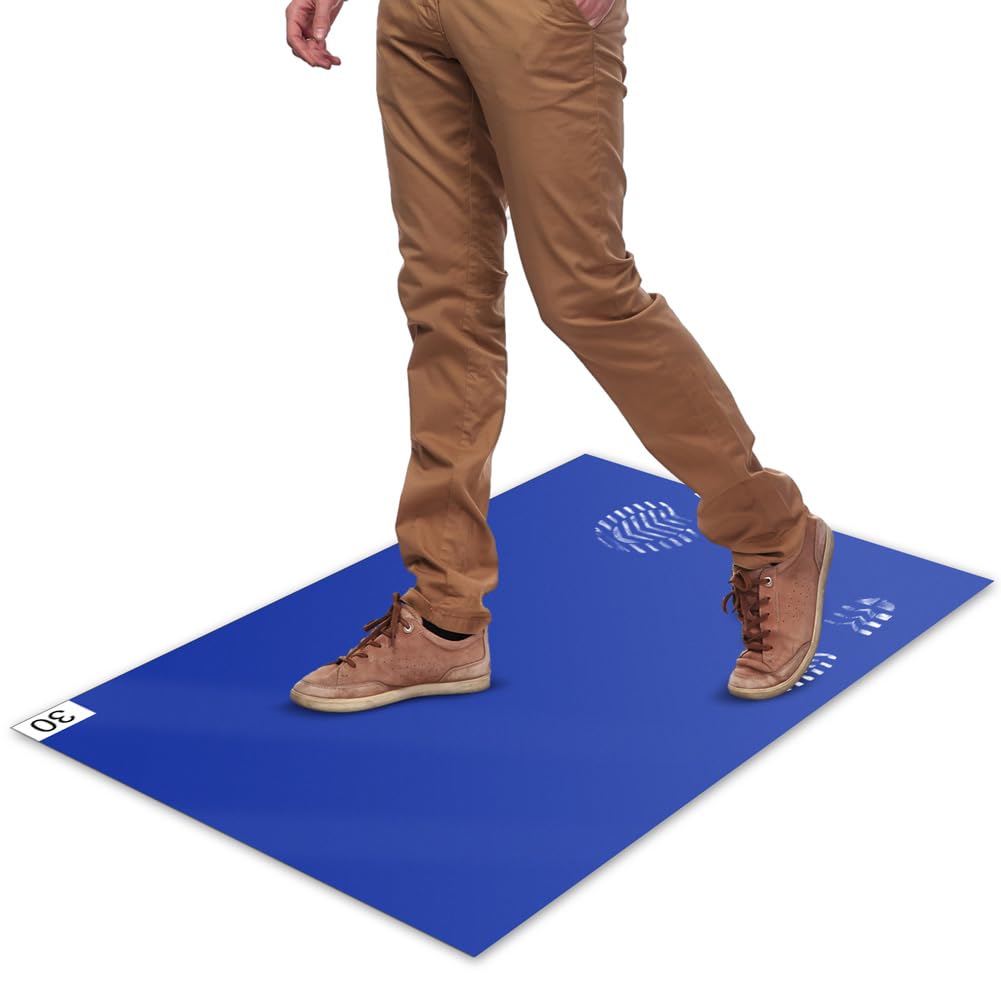 BLUEMANSticky Mat for Hospital Labs Fabs Warehouse