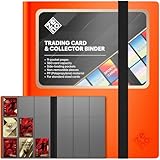 🎴 DESIGN ADAPTÉ AUX COLLECTIONNEURS : Léger et compact, ce classeur carte offre une protection fiable sans encombrement – idéal pour organiser à la maison, emporter en tournoi ou à l’école. La sangle élastique intégrée maintient le card binder bien fermé, afin que vos cartes restent protégées lors de vos déplacements. Un choix pratique pour les collectionneurs et une option sûre et simple d’utilisation pour les enfants qui commencent leur propre collection – un excellent ajout à tout album de cartes à collectionner.