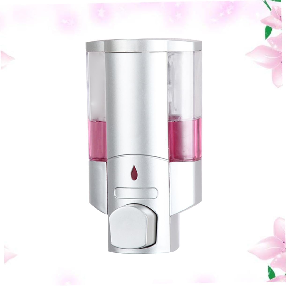 Foaming Soap Dispenser Wall Mounted Liquid Soap Pump for Bathroom Kitchen and Shower Use Plastic No-Leakage Design Easy to Install