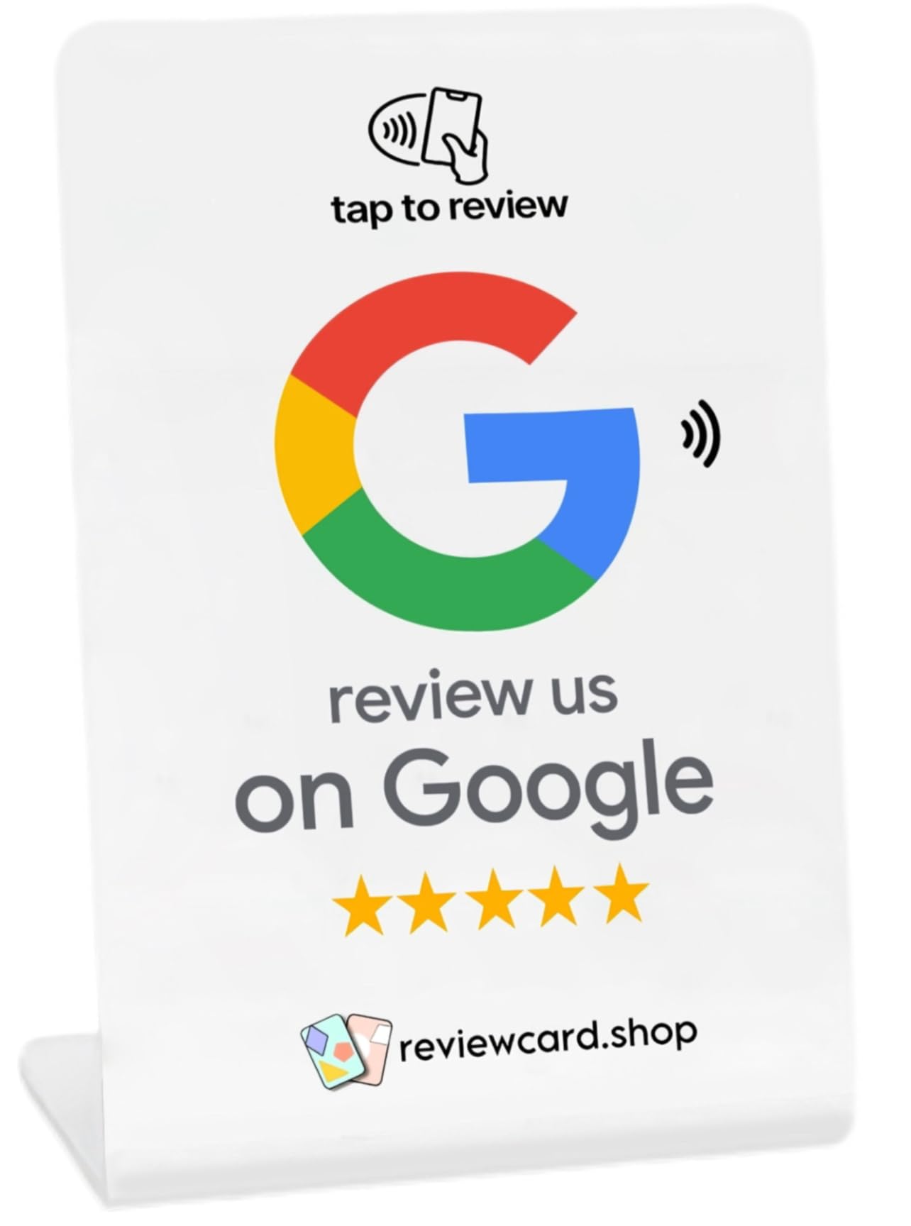Review Card | NFC Stand - Boost Your Sales and Rank at The top of The Search. (Review Stand, Regular)