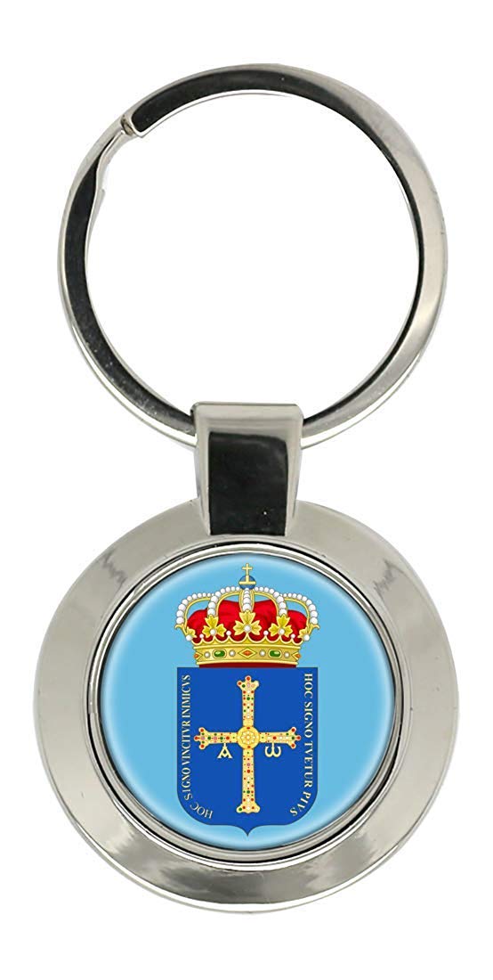 Giftshop UK Asturias (Spain) Key Ring