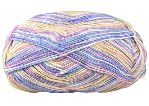 10-Pack of Yonkey Monkey 500 Grams Yarn - 70% Rayon derived from Bamboo, 30% Cotton - Imported - Purple Mix 9043 - Thumbnail 5
