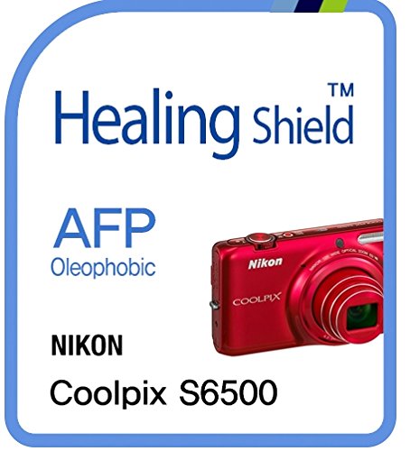 Healingshield XLV[tیtB Oleophobic AFP Clear Film for Nikon Camera Coolpix S6500 [2pcs]