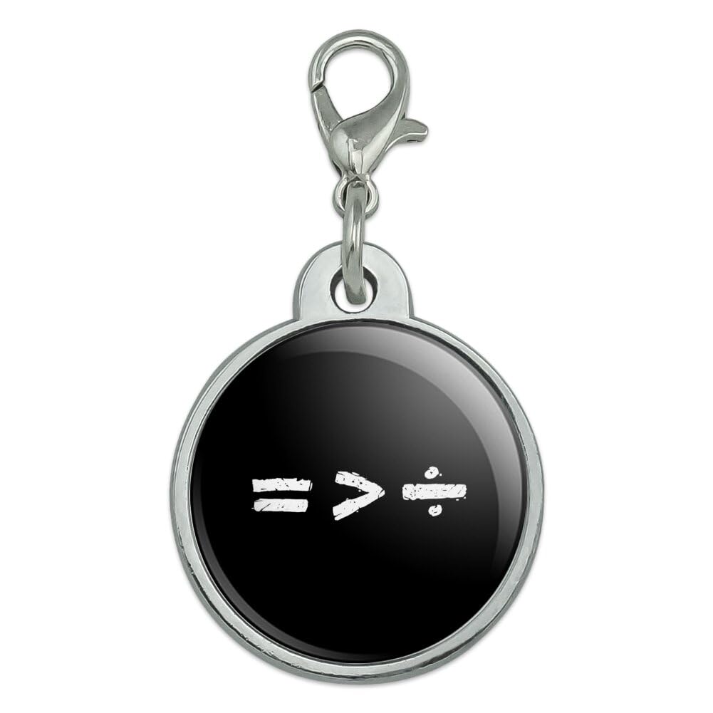 Graphics & More Equality Math Chrome Plated Metal Pet Dog Cat ID Tag - Small